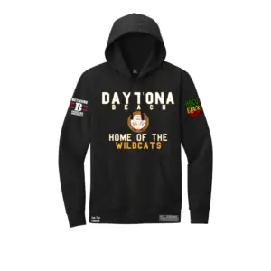 Black - Daytona Beach - Bethune Cookman - HBCU - Fleece Hoodie