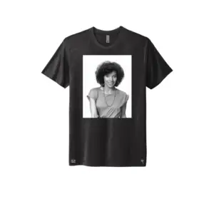 Black Claire Huxtable Triblend T-Shirt