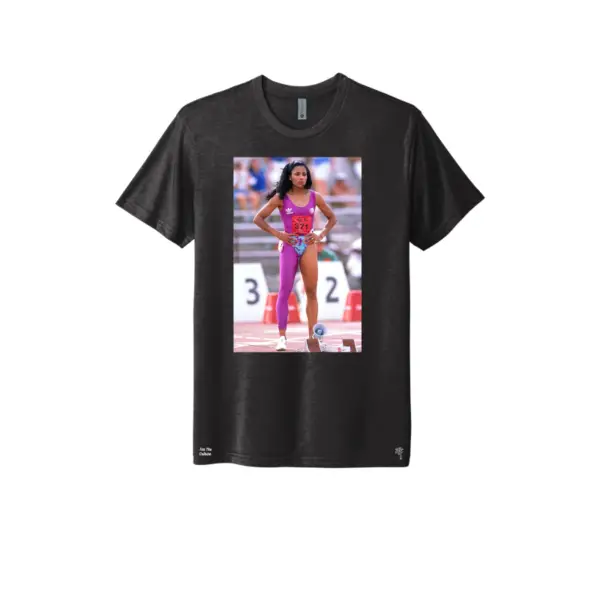 Black Flojo Florence Griffith Joyner T-Shirt