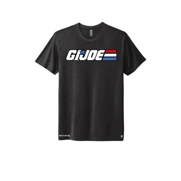 Black - G.IJoe Retro Cartoon Triblend T-Shirt