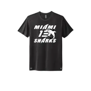 Black Miami Sharks - Willie Beamen (Any Given Sunday Movie) Triblend T-Shirt