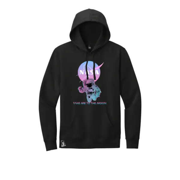 Black - NASA Take Me To The Moon Fleece Hoodie