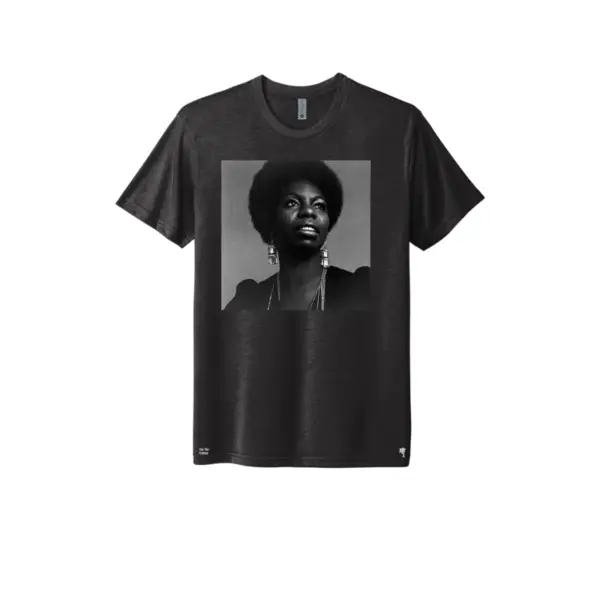 Black Nina Simone Perspective Triblend T-Shirt