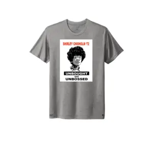 Gray Shirley Chisholm Unbought and Unbossed Triblend T-Shirt