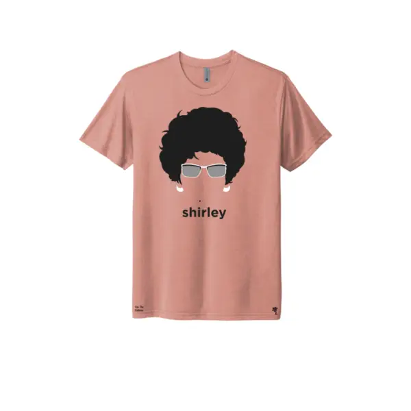 Pink - Shirley Chisholm Silhouette Triblend T-Shirt