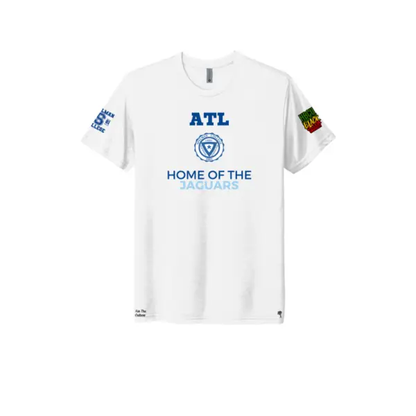 White - HBCU Spelman College Jaguars - ATL - Triblend T-Shirt