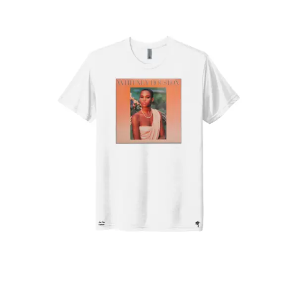 White Whitney Houston Queen T-Shirt