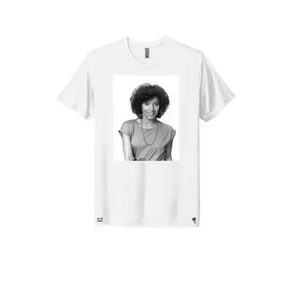White Claire Huxtable Triblend T-Shirt