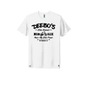 White Deebo's Bike Rental T-Shirt