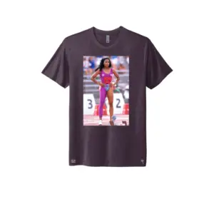 Purple Flojo Florence Griffith Joyner T-Shirt
