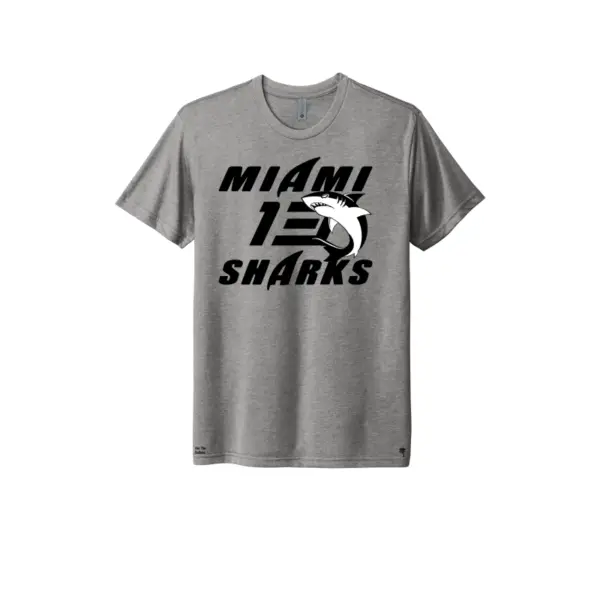 Gray Miami Sharks - Willie Beamen (Any Given Sunday Movie) Triblend T-Shirt