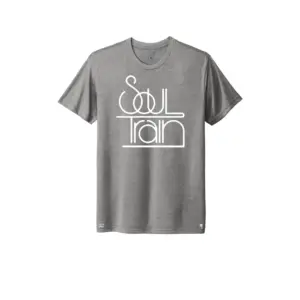 Gray and White - Soul Train Retro Triblend T-Shirt