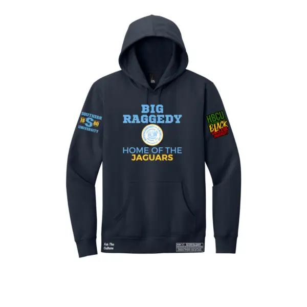 Navy - Southern University - Big Raggedy - Fleece Hoodie