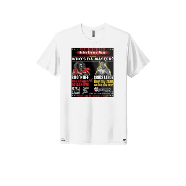 White - The Last Dragon Fight Poster Triblend T-Shirt