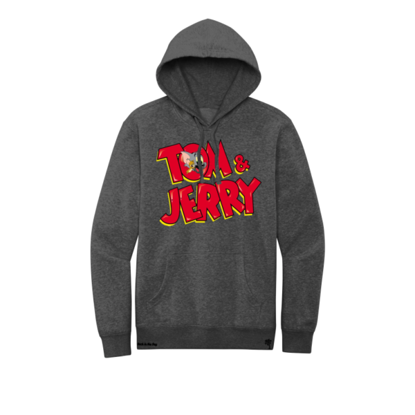 Gray Tom & Jerry Fleece Hoodie