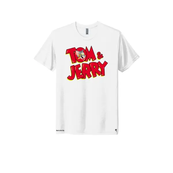 White Tom & Jerry Triblend T-Shirt