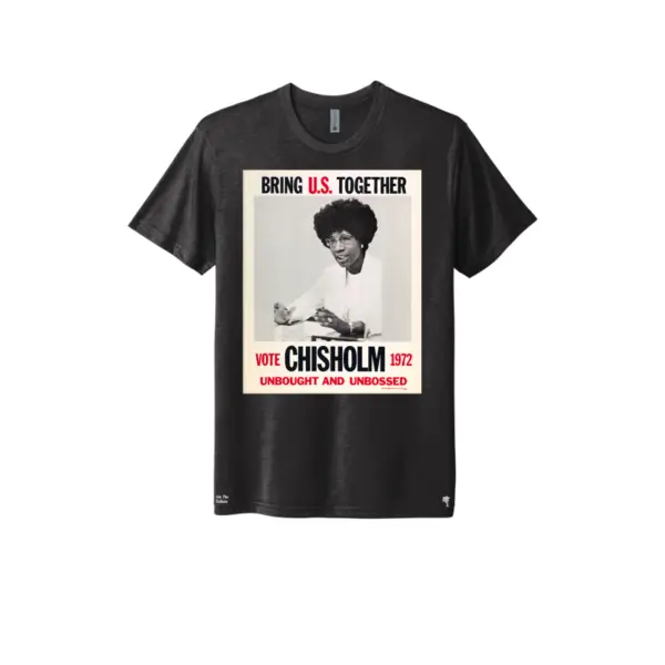 Black Shirley Chisholm - Bring U.S. Together Triblend T-shirt