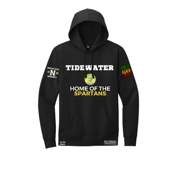 Black - Norfolk State University - Tidewater - Fleece Hoodie