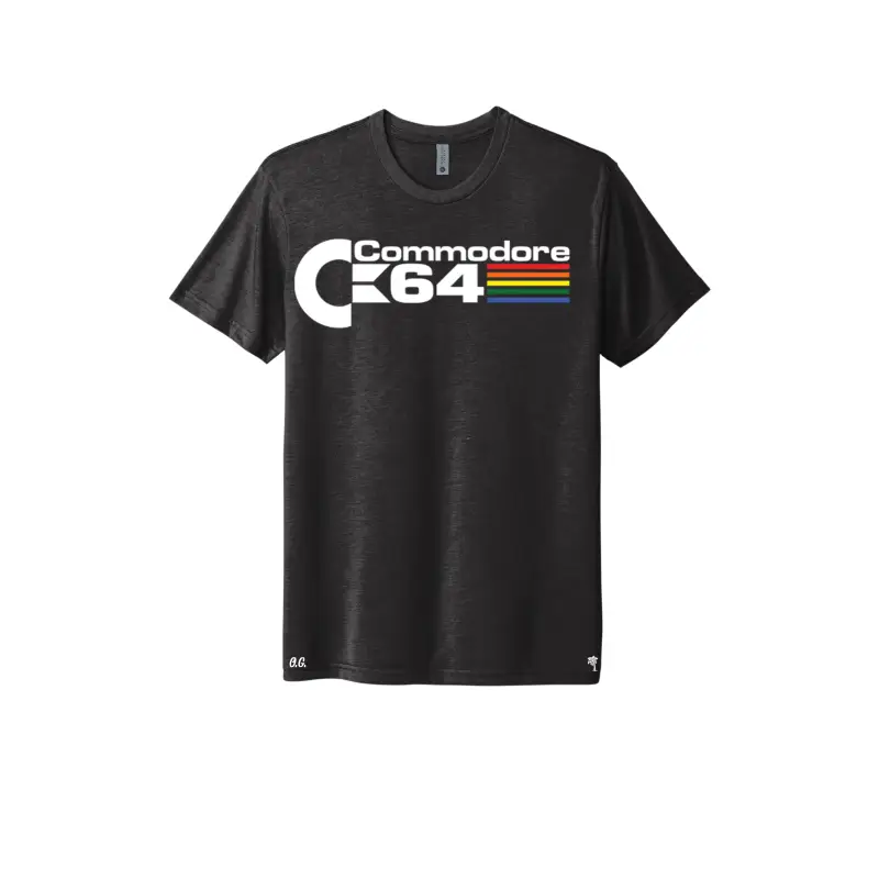 Black - CommodoreC64 - Triblend T-Shirt
