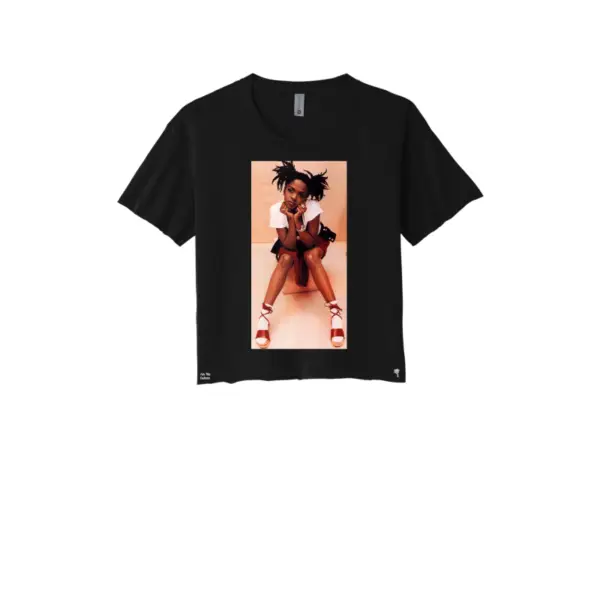 Black - Lauryn Hill Early Days Crop Top