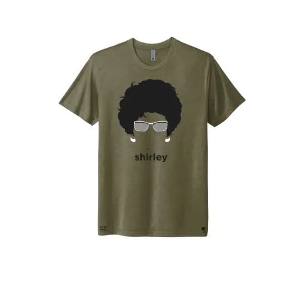 Olive - Shirley Chisholm Silhouette Triblend T-Shirt