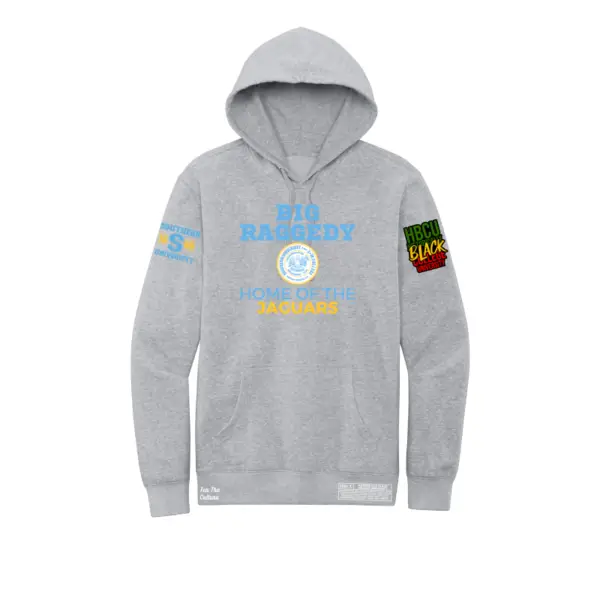 Gray - Southern University - Big Raggedy - Fleece Hoodie