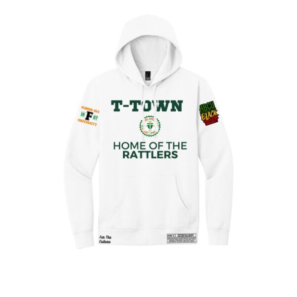 White Florida A&M University (FAMU) T-Town Fleece Hoodie