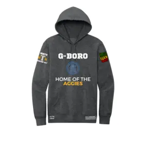 Dark Gray North Carolina A&T University - G-Boro Fleece Hoodie