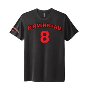 Black - Willie Mays Birmingham Black Barons T-Shirt