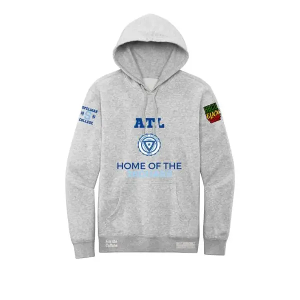 Gray - HBCU Spelman College ATL Fleece Hoodie