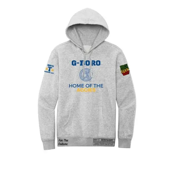 Gray North Carolina A&T University - G-Boro Fleece Hoodie