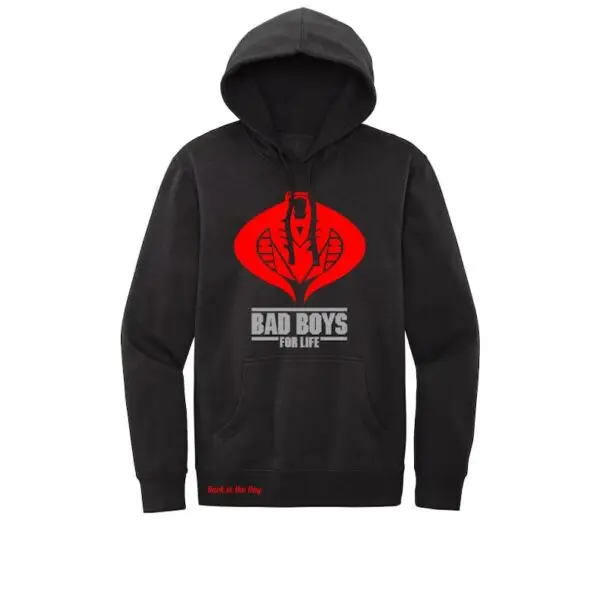 Black Bad Boys for Life - Cobra-Decepticon Fleece Hoodie