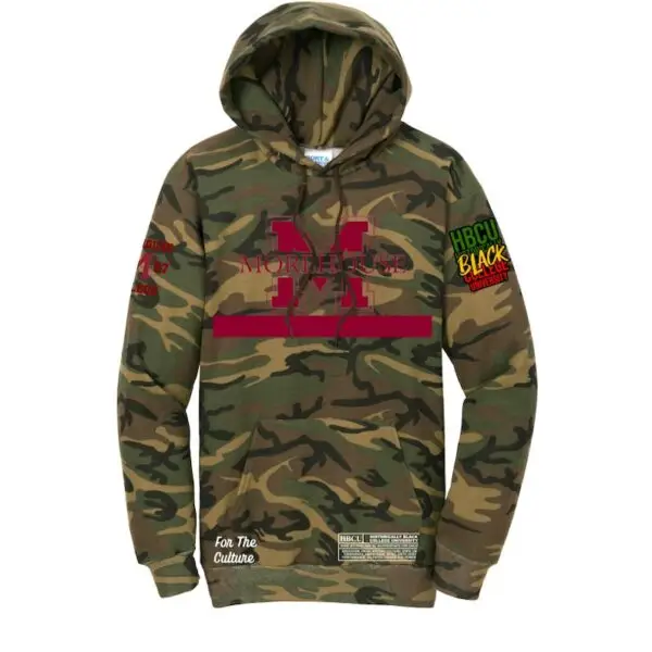 Camo - Morehouse College - HBCU Fleece Hoodie