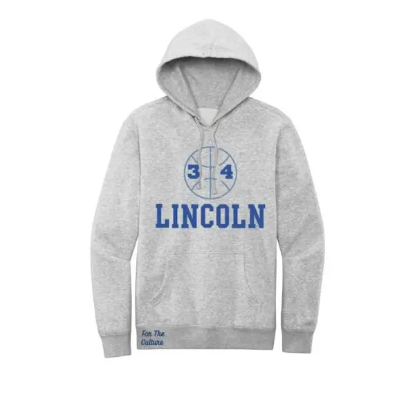 Light Gray Lincoln High Jesus Shuttlesworth Fleece Hoodie