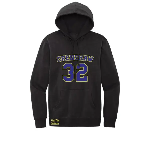 Black Love and Basketball - Crenshaw High Fleece Hoodies - Monica Wright #32.