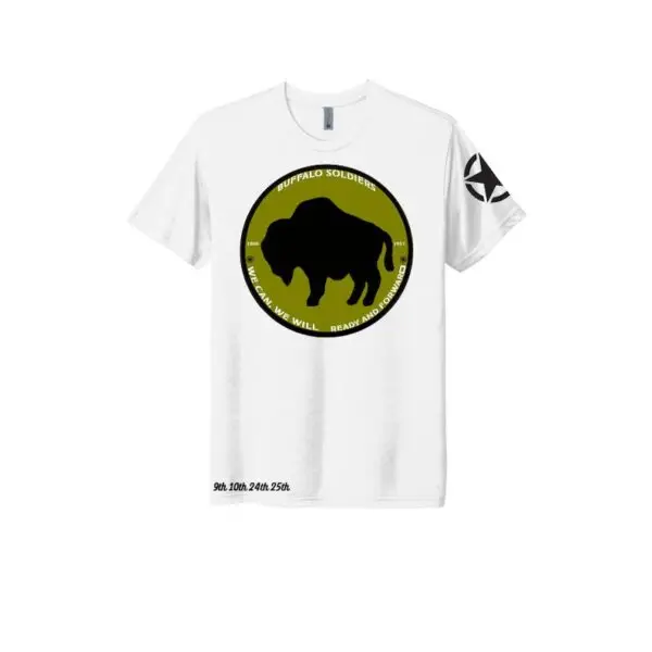 White Buffalo Soldiers Patch T-Shirt