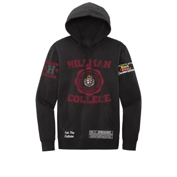 Black Hillman College Replica Fleece Hoodie