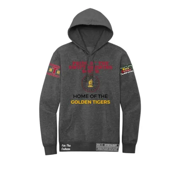 Dark Gray - Tuskegee University "Pride of the swift growing south" Fleece Hoodie