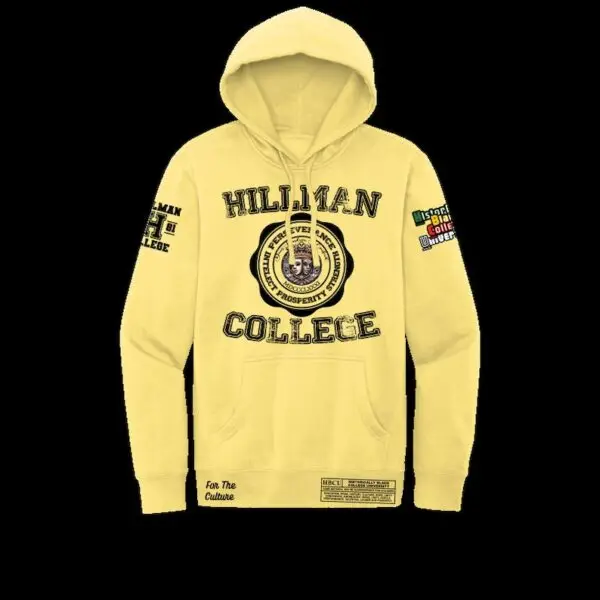 Yellow/Black Hillman College Replica Fleece Hoodie