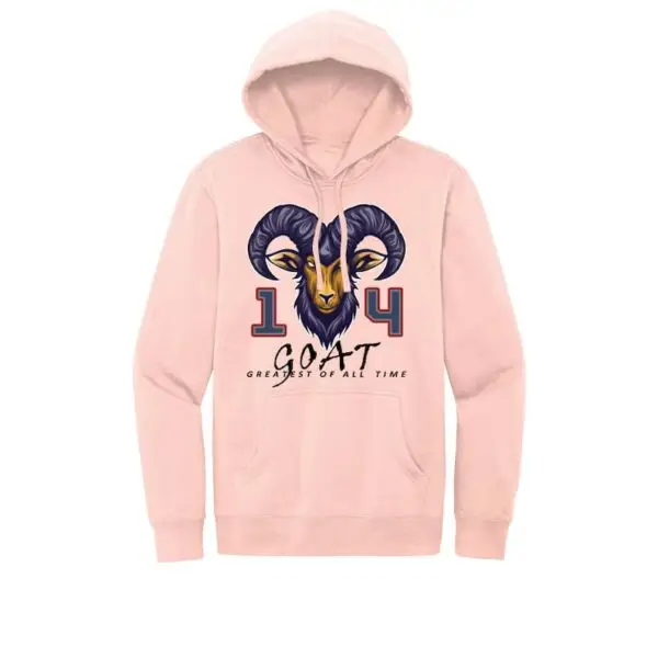 Pink - GOAT - Basketball Legend Cynthia Cooper Fleece Hoodie