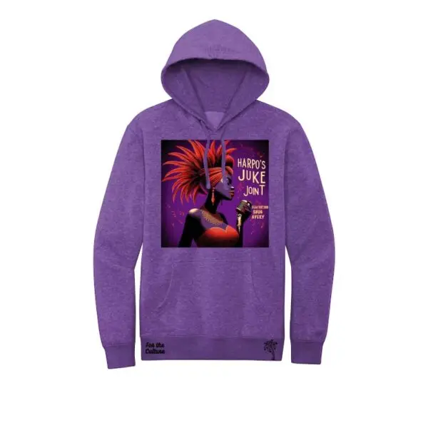 Purple - Harpo's Juke Joint featuring Shug Avery Fleece Hoodie