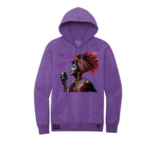 Purple - Shug Avery at Harpo's (The Color Purple Movie) Fleece Hoodie