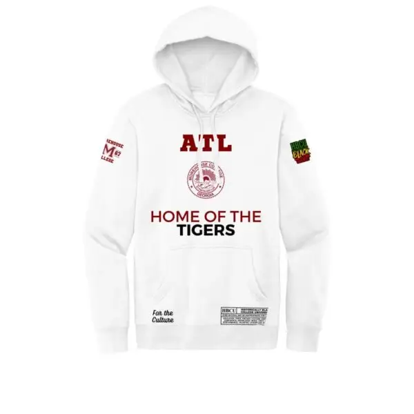 White ATL Morehouse - Fleece Hoodie