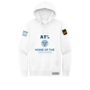 White - HBCU Spelman College ATL Fleece Hoodie