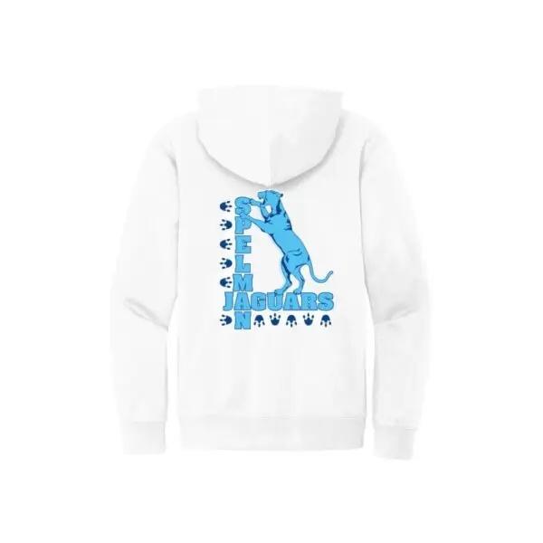 Back of White - HBCU Spelman College ATL Fleece Hoodie