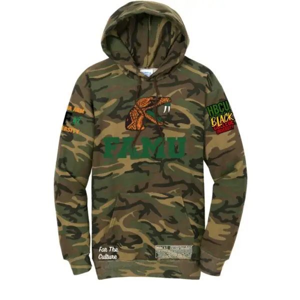 Camo - Florida A&M University (FAMU) - HBCU Fleece Hoodie