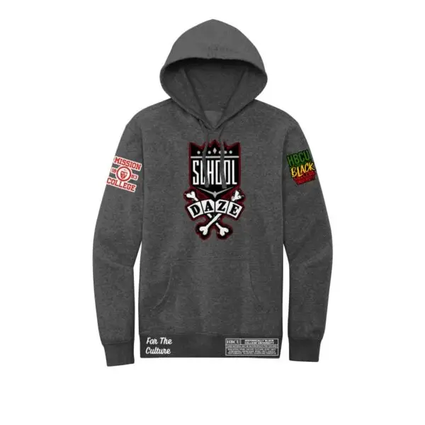 Gray - School Daze Mission College Fleece Hoodie