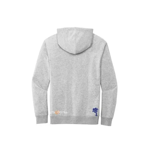 Back of the gray Love and Basketball - Crenshaw High Fleece Hoodie.