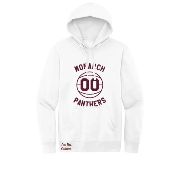 White Monarch Panthers Hoodie