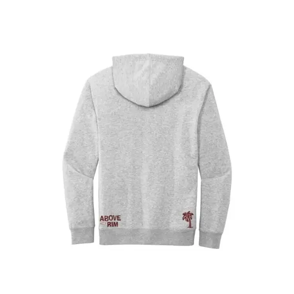 Back of Light Gray Above the Rim Hoodie